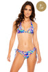 Luli Fama Water Blossoms Triangle Halter Top
